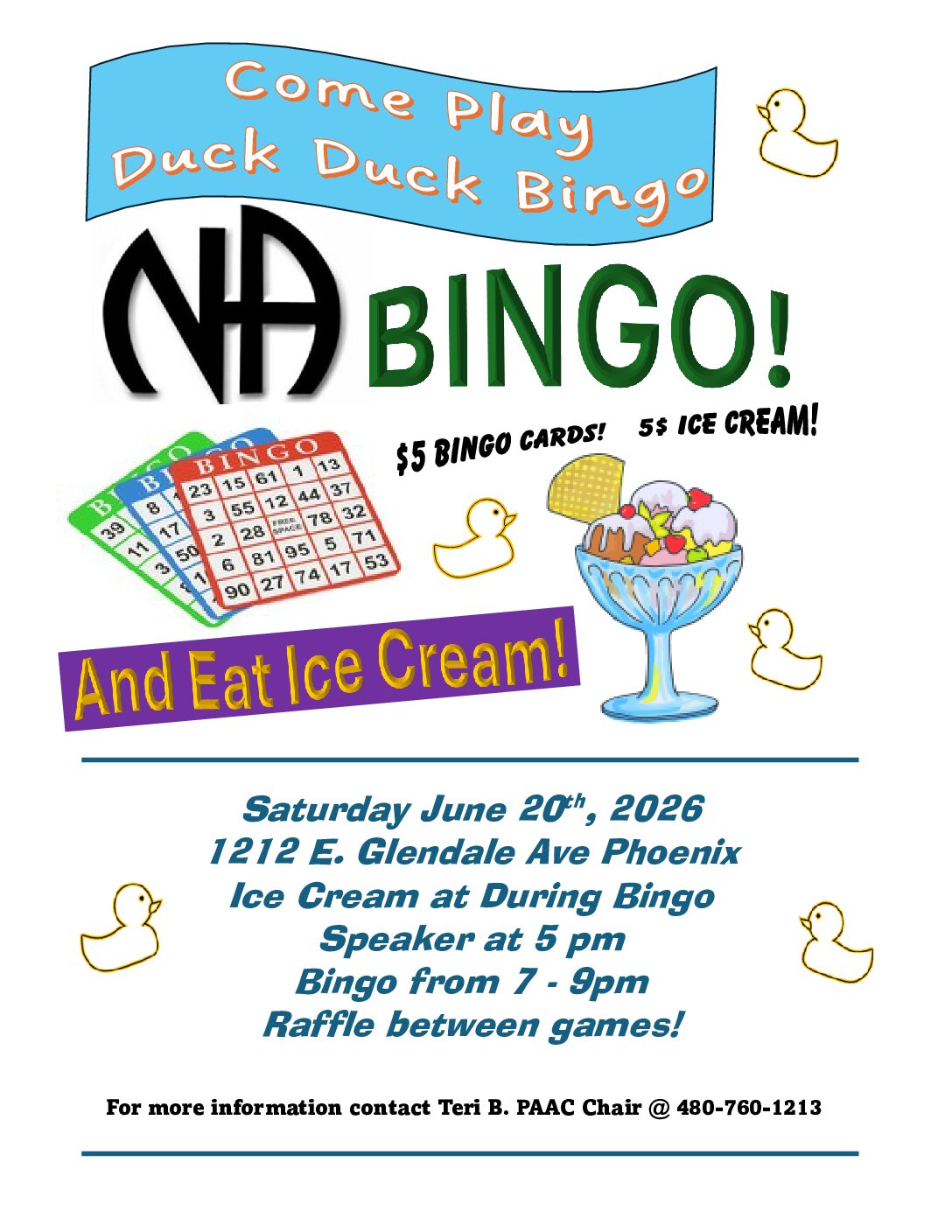Duck Duck Bingo