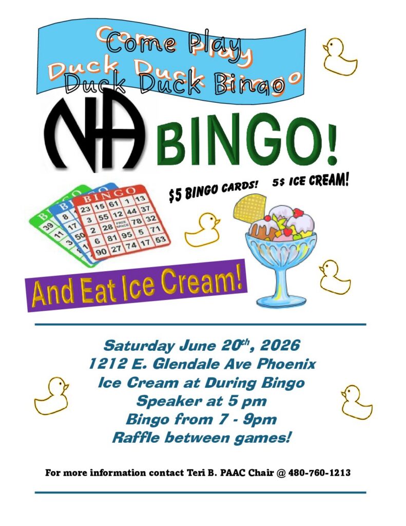 Duck Duck Bingo flyer