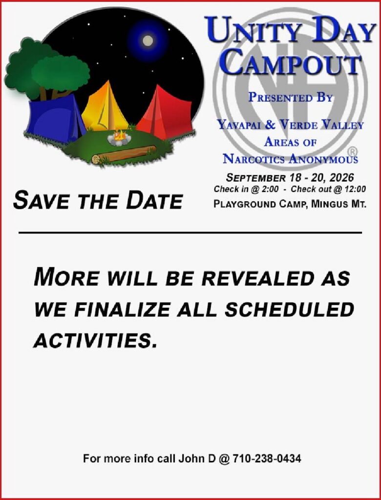 Unity Day Campout flyer