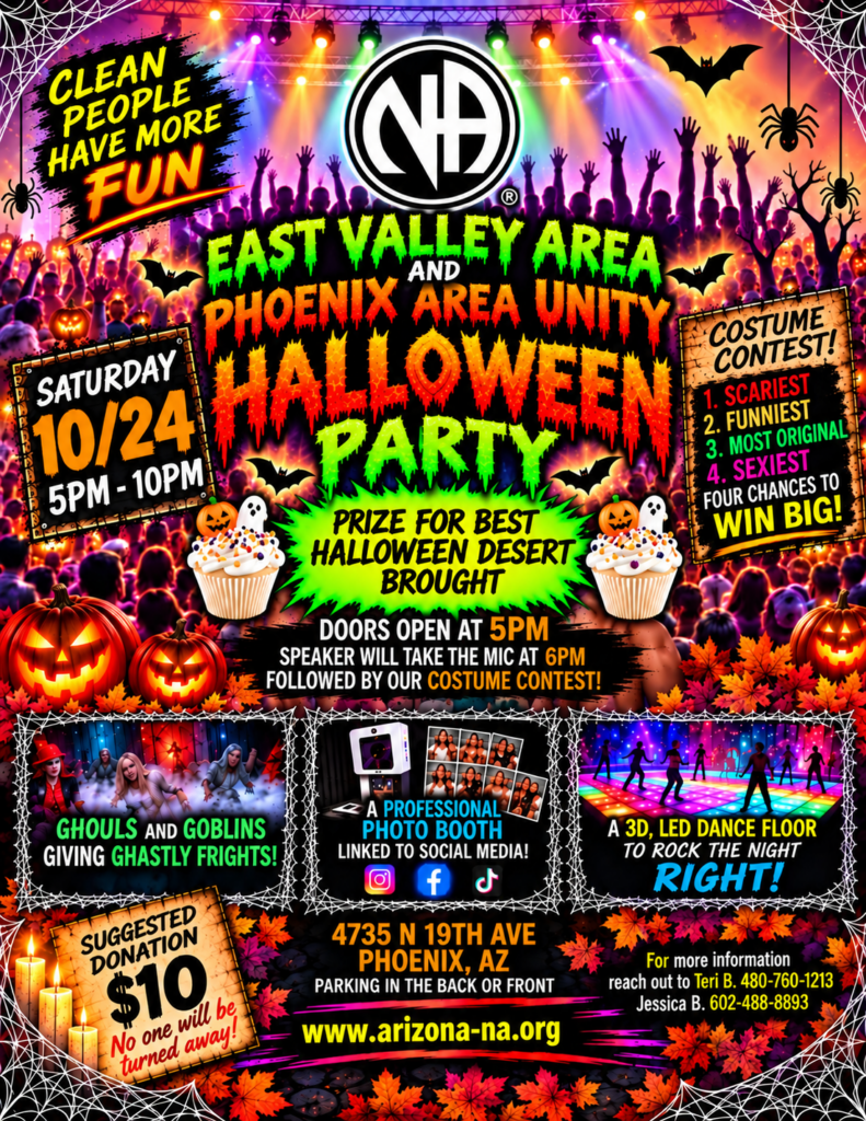 Halloween Party (East Valley and Phoenix Area Unity) flyer